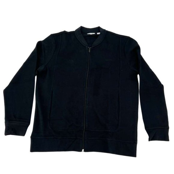 Calvin Klein | Men's Zip Up Sweater | Black | Various Sizes - Picture 1 of 2